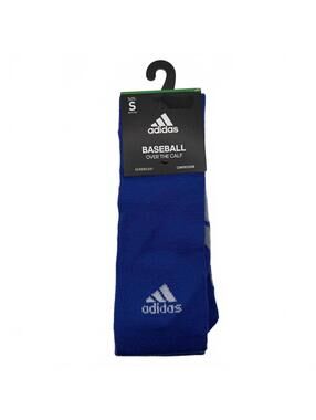 adidas Baseball Over The Calf Compression Sock Blue Gray Size Small S